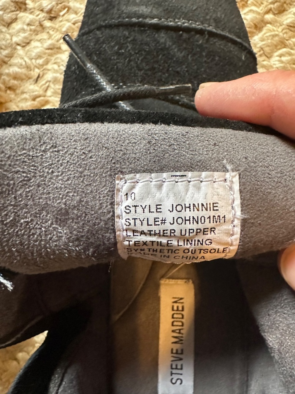 Men’sSteve Madden Style “Johnnie” Side Zip Suede Boot - Picture 5 of 6